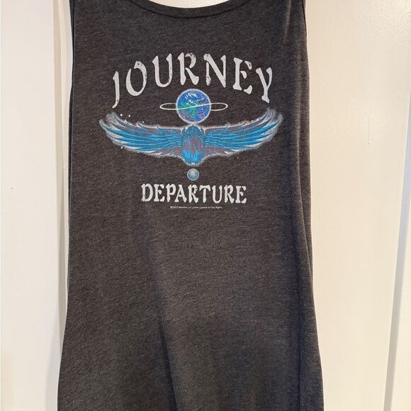 Torrid Journey grey Graphic Tank Top - Picture 5 of 8
